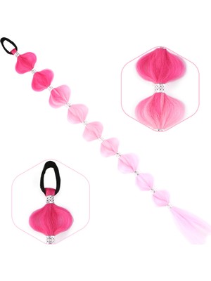 Zemira Örgülü Aksesuarlı Lastikli At Kuyruğu / ACM10