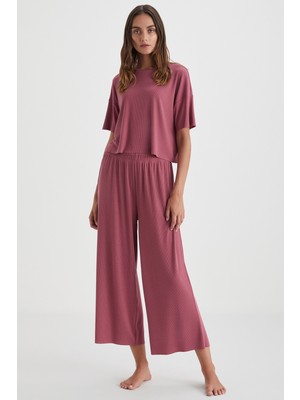 Penye Mood Ribana Pijama Takımı