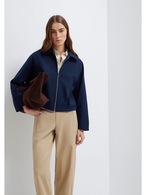 Mavi Lacivert Crop Ceket 1110820-82318