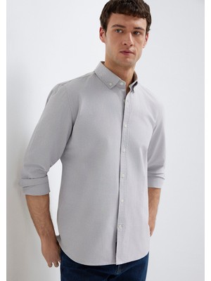 Mavi Gri Gömlek 0211199-70086