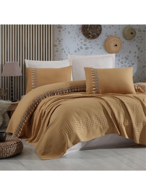 Zemira Pike Takımı Çift Kişilik Bohemline V6 Hardal