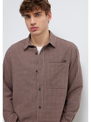 Mavi Bordo Ekose Gömlek 0211887-91419