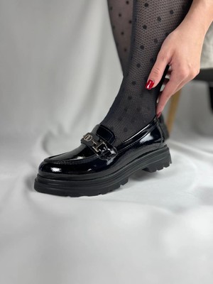 Zemira KB-ZN102 Kömür Rugan Günlük Kadın Babet