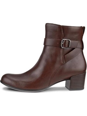 Ecco Dress Classic 35 Kadın Kahverengi Deri Topuklu Bot