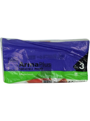 Zemira Armaplus Takviyeli Çanta Poşet Desen Renk 30X45 50 Adet No:3