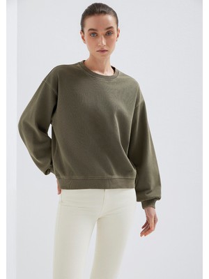 Mavi Bisiklet Yaka Haki Sweatshirt 1S10475-80769