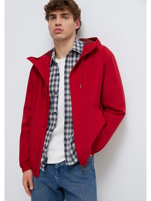 Mavi Mvjns Baskılı Kırmızı Ceket 0110755-88609