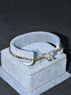 Vulwox Boncuk Zincir Taşlı Fiyonk Bileklik