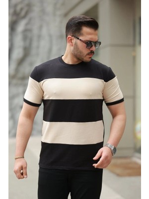 Veralya Erkek Parçalı Renk Kısa Kollu Tişört