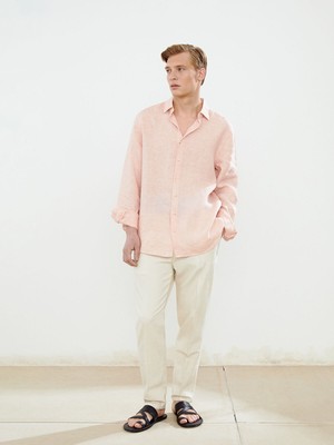 Lc Waikiki Yeni Sezon Standart Kalıp Keten Karışımlı Erkek Pantolon