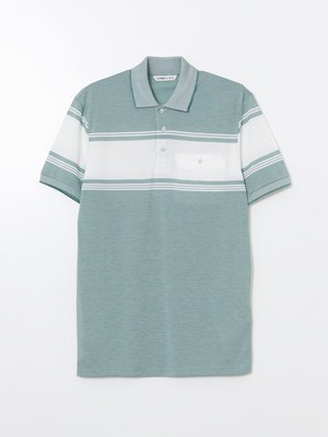 Lc Waikiki Yeni Sezon Polo Yaka Çizgili Pike Erkek Tişört