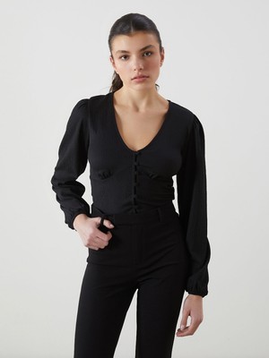 Lc Waikiki Yeni Sezon V Yaka Kadın Bluz