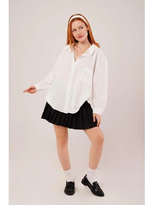 Veralya Basic Oversize  Gömlek