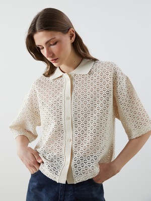 Lc Waikiki Yeni Sezon Dantelli Kadın Gömlek