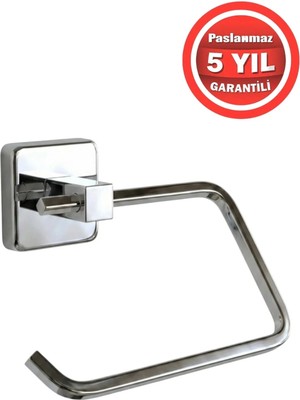 Banyom Home Krom Paslanmaz Pirinç Aksu Açık Tuvalet Kağıtlık