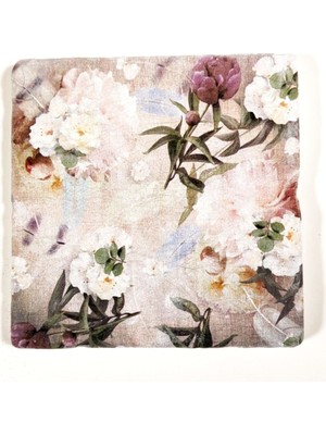 Normadia Doğal Taş Dekoratif Banyo Gider Kapağı 10X10 Cm, Şık ve Doğal Görünüm