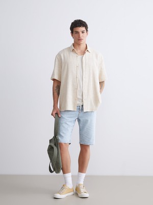 Lc Waikiki Yeni Sezon Standart Kalıp Erkek Jean Şort