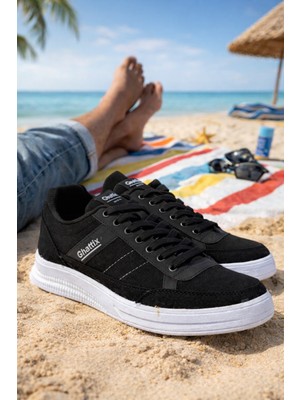 Ghattix Yeni Sezon 105 Erkek Günlük Keten Sneaker Ayakkabı