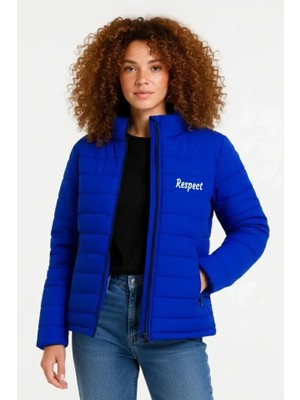 Veralya Mikro Su Itici Kapitone Baskılı Astarlı Fermuarlı Bomber Mont