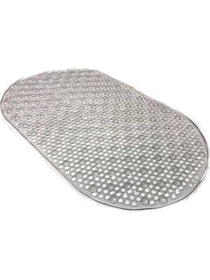 Normadia Şeffaf Vantuzlu Banyo Paspası, Güvenli ve Kaymaz Zemin Için