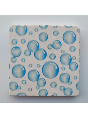 Normadia Doğal Taş Banyo Gider Kapağı Süsü 10X10 Cm, Şık ve Zarif Tasarım