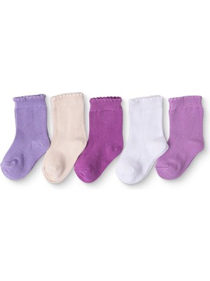 Hellobaby Hellobaby, Kız, 5'li Soket Çorap, Dinozor Baskılı