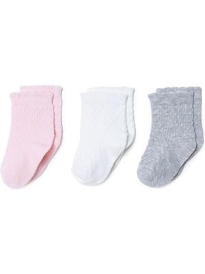 Hellobaby Hellobaby, Kız, 3lü Soket Çorap, Çizgili