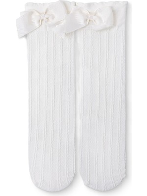 Hellobaby Hellobaby, Kız, Dizaltı Çorap, Fiyonk Baskılı