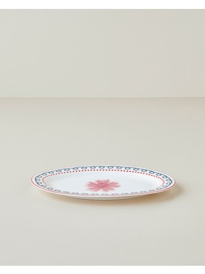 English Home Florentis Bone Porselen Kayık Tabak 21,5 cm Renkli