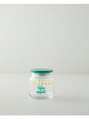 English Home Bon Appetit Cam Kavanoz 500 ml Yeşil