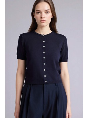 DeFacto Regular Fit Bisiklet Yaka Hırka E5770AX26SM