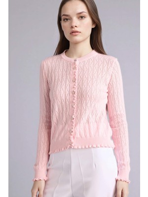 DeFacto %100 Pamuk Regular Fit Dantelli Hırka H1206AX26SP