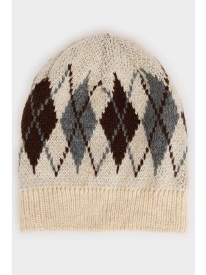 DeFacto Kadın Baklava Desenli Bere H1472AX25WN