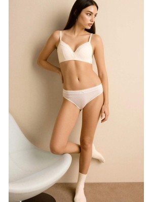 DeFacto Dantel Detaylı Tül Brazilian Külot G2631AX26SM