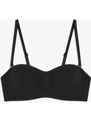 Penti Siyah Kız Çocuk Balconette Pamuklu Sütyen