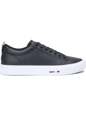 Tommy Hilfiger Siyah Erkek Sneaker Harlem Street Lth