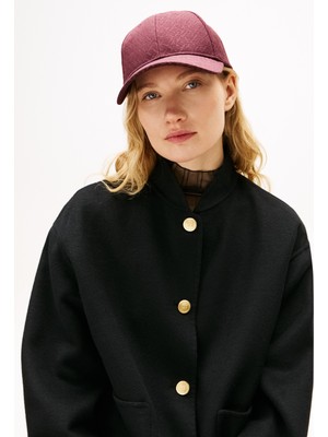 Tommy Hilfiger Bordo Kadın Şapka Th Monogram Cap