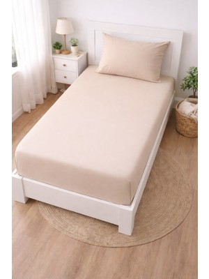 Madame Home Ranforce Lastikli Çarşaf Takımı Tek Kişilik %100 Pamuk 30 cm Derinlik
