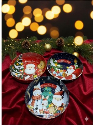 Eski Yeni Antik Yılbaşı Temalı Çerezlik Büyük Boy 12 cm