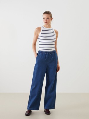 Lc Waikiki Yeni Sezon Wideleg Kadın Jean Pantolon