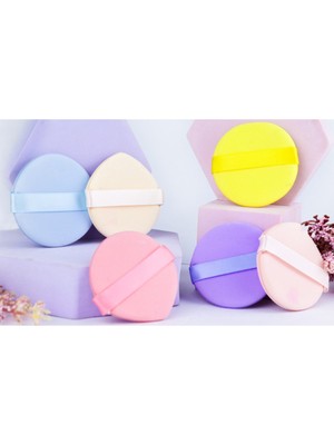 SHC4200 4'lü Tutmalı Pudra Makyaj Süngeri Puf Seti