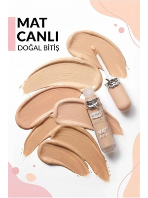 SHC4200 6'lı Mat Bitişli Fondöten Seti