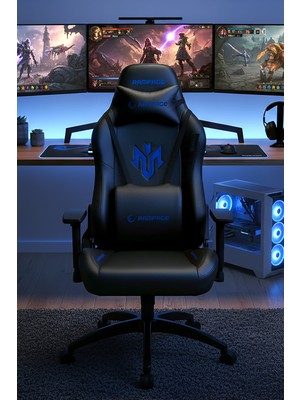 Rampage KL-R45 Mavi/Siyah Massıve Oyuncu Koltuğu