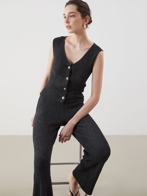 Lc Waikiki Yeni Sezon V Yaka Dokulu Kadın Yelek