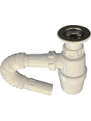  taslı körüklü lavabo sifonu - 888lts