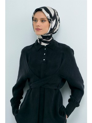 Armine  Saf Ipek Sura Eşarp 9555D 01