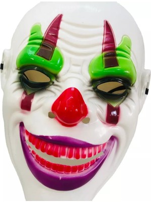 Konyax Palyaço Temalı Joker Maskesi