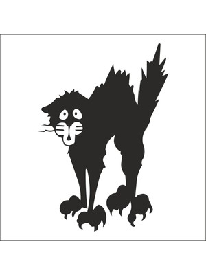 Technopa KEDİ FOLYO STİCKER - 70cm Uzunluk