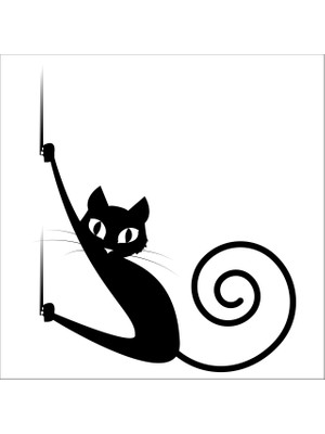 Technopa KEDİ FOLYO STİCKER - 50cm Uzunluk