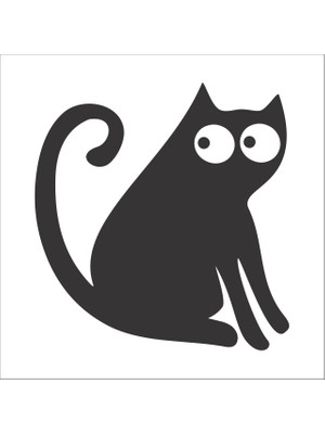 Technopa KEDİ FOLYO STİCKER - 70cm Uzunluk